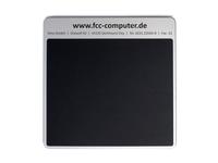 Mauspad - Aluminium Schwarz Silber Mousepad FCC